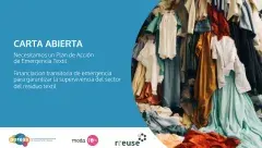 Organizaciones europeas piden financiación a la UE para salvar el reciclaje textil europeo